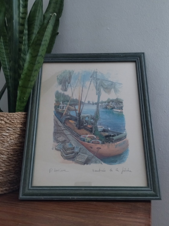 Image 1 of Lithografie van P. Levine