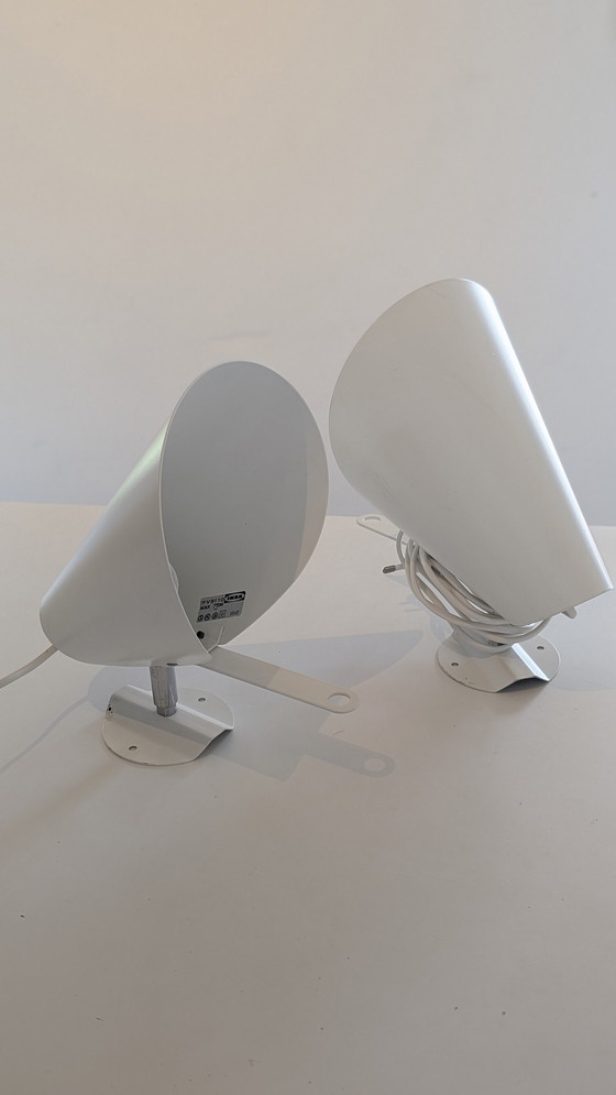 Image 1 of Pair of bedside wall sconce by Jan Wickelgren - Vintage Ikea