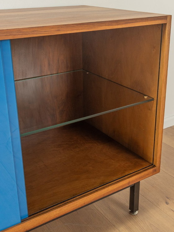 Image 1 of Blauw dressoir uit 1950