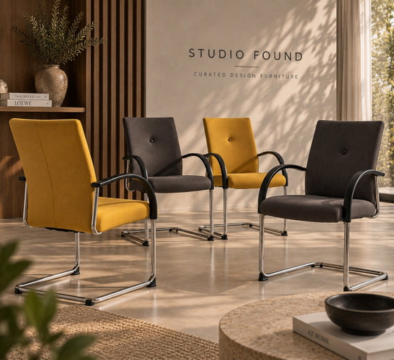 Set 4 Fritz Hansen Independence | Burkhard Vogtherr – Office chairs, Cotton (photo 7 of 8)