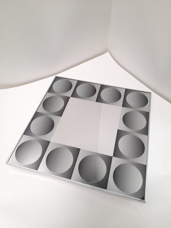 Image 1 of Deknudt optische kunstspiegel uit de jaren 70