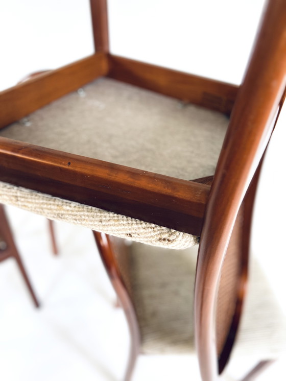 Image 1 of 4x webbing dining chair '70