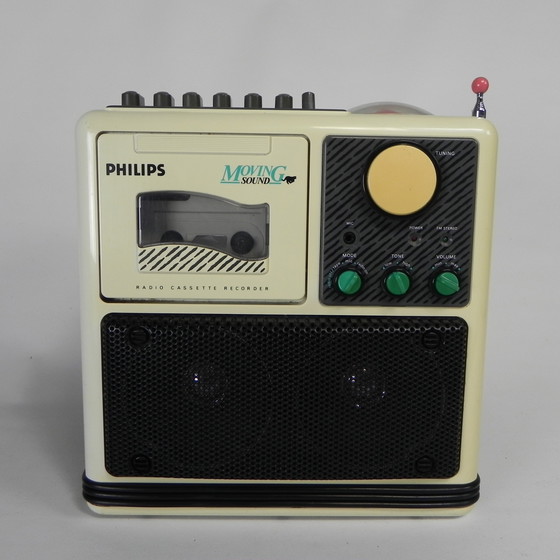 Image 1 of Philips Würfelradio Moving Sound, 1980er Jahre