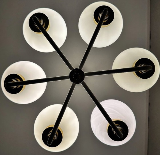 Lampada Sputnik vintage – Richard Essig, Lampade a sospensione, Glass, Metal (photo 7 of 12)