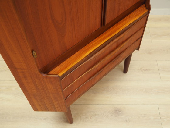 Image 1 of Eckschrank aus Teakholz, dänisches Design, 1970er Jahre, Produktion: Dänemark