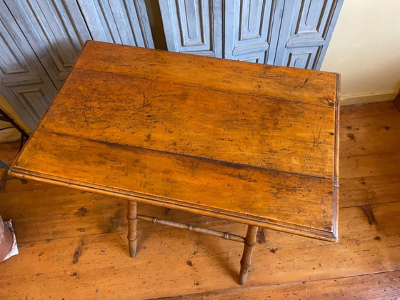 Image 1 of Mesa plegable Mesa auxiliar Antigua francesa