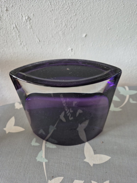 Image 1 of Violet Murano Glass Vase 80's