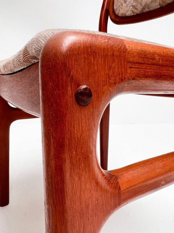 Set of 6 Danish Design Chairs by Johannes Andersen for Uldum, 1960s – Dining chairs, Wood (photo 16 of 17)
