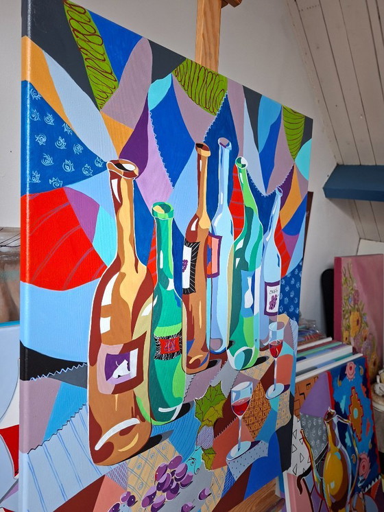 Image 1 of Bunte Flaschen - Maia Siradze Kubismus