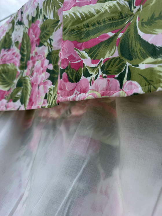 Image 1 of Vintage hydrangea curtain