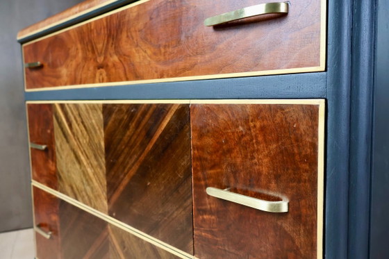 Restaurierte Art-Deco-Kommode in Walnussfurnier – Kommoden, Wood (photo 6 of 18)