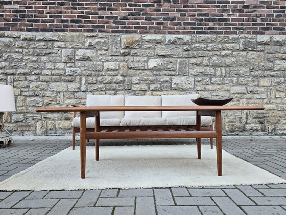 Image 1 of Divano Knoll Antimott, panche di metà secolo anni '60, divano in teak