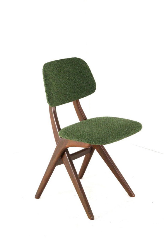 Image 1 of Set for 4 scissor chairs AWA attr. Louis van Teeffelen Wébé