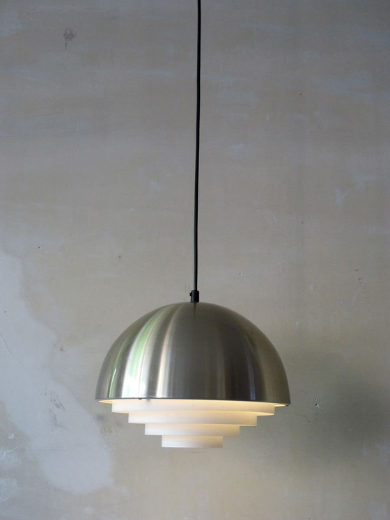 Suspension Mid-Century en laiton, Scandinavie, années 1960 – Métal, Mid Century Modern (photo 2 of 6)