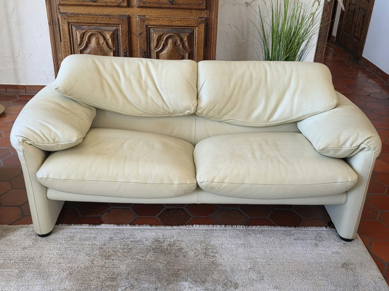 Cassina - maralunga 3 delig leer – Zithoek (photo 5 of 12)