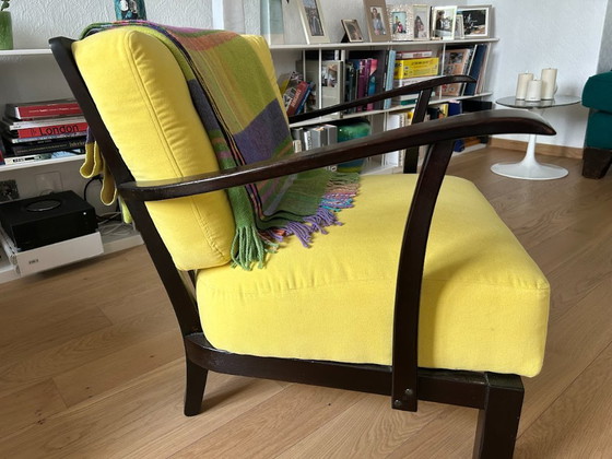 Image 1 of Een paar fauteuils uit het midden van de vorige eeuw.