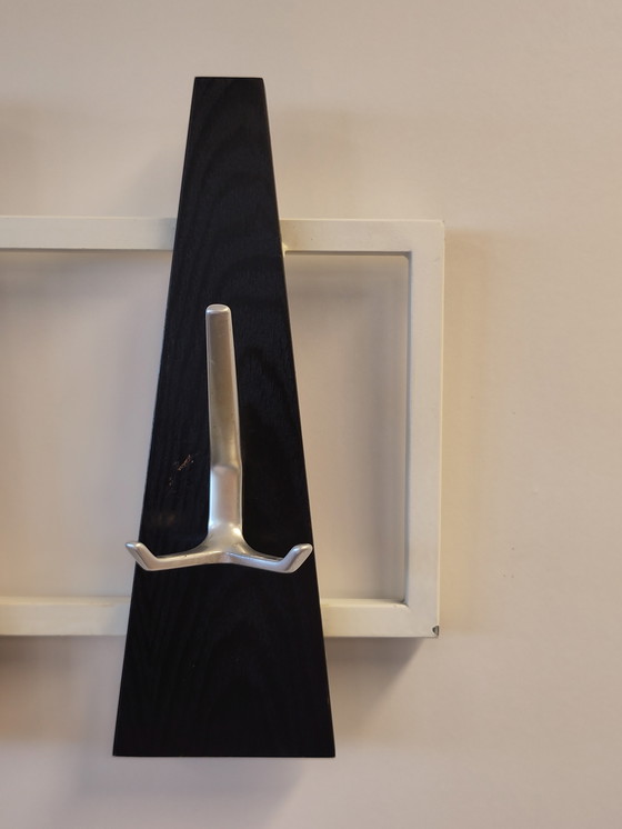 Image 1 of Vintage coat rack wood metal