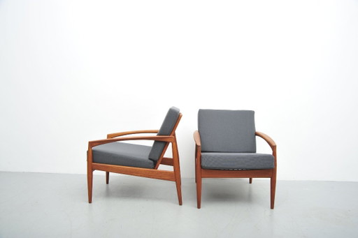 Sillón modelo 121 Paper Knife en teca, diseñado por Kai Kristiansen para Magnus Olesen en la década de 1950. (photo 2 of 10)