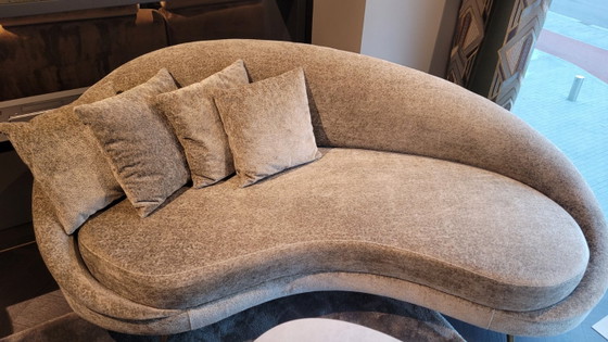 Chaise longue aus beigem Stoff, Baan Meubelen, Modern (Foto 2 von 7)