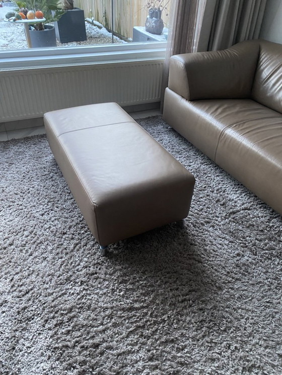 Image 1 of Leolux Sofa + Pouf