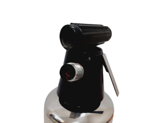 Image 1 of Vintage Silver tone Soda Siphon ROSTEX, Seltzer Bottle