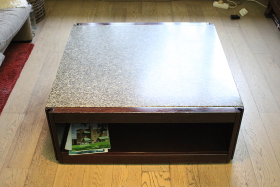 Image 1 of Angelo Mangiarotti 4D Coffee Table for Molteni, Italy 1960s