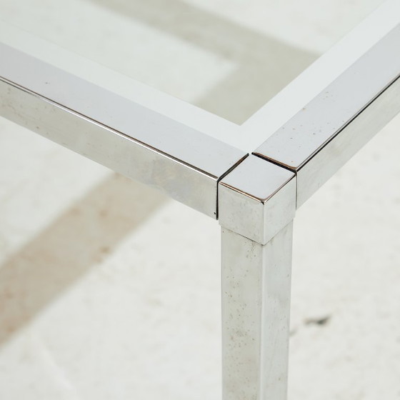 Image 1 of MK9545 Chrome and glass coffee table