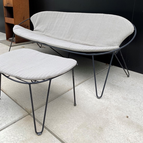 Image 1 of Banc de jardin Joli Wire avec repose-pieds