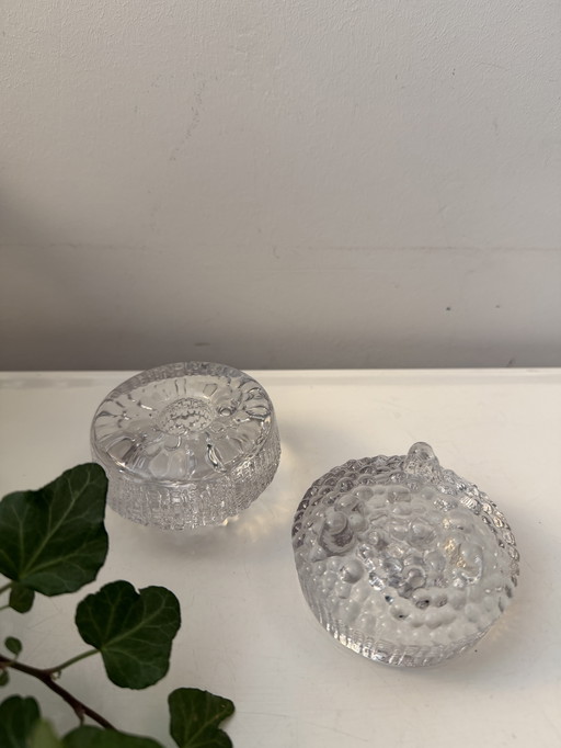 Set of 2 candlesticks Iittala Mid Century Scandinavian design