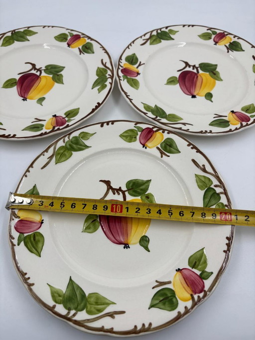 Villeroy & Boch „Ma Pomme“ 3er Kaffee‑Set – Handmalerei, 3 Tassen/Untertassen, 3 Kuchenteller + Zuckerdose