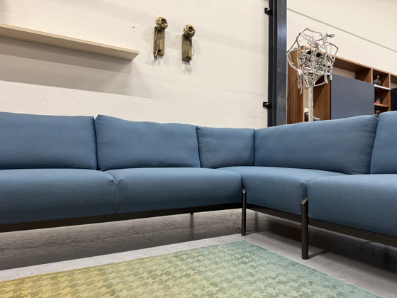 Image 1 of Leolux Enna Divano Angolare Lana Aratro 47 Blu 274x276