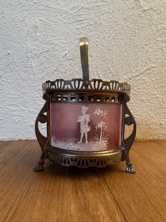 Calentador de té Mary Gregory – Accesorios de mesa, Glass, Metal (photo 3 of 16)
