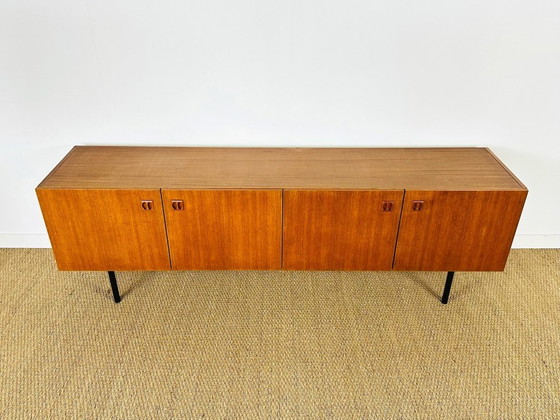 Image 1 of Minimalist Scandinavian teak sideboard, 1960