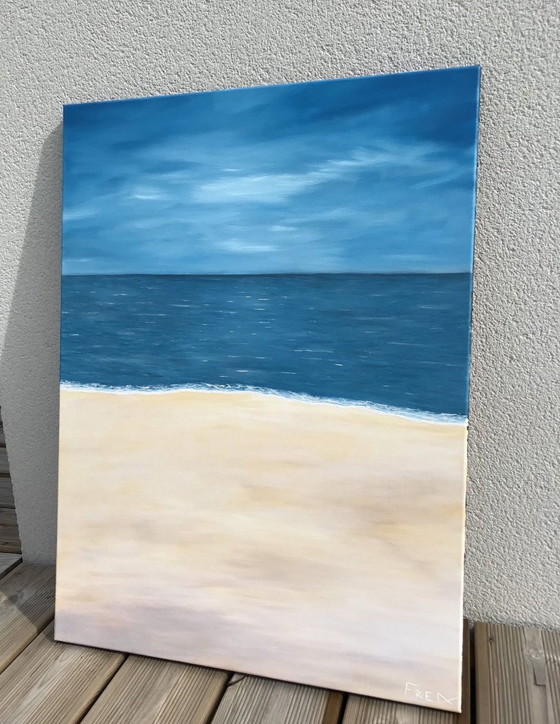 Image 1 of Oil on canvas frame 73x54cm.