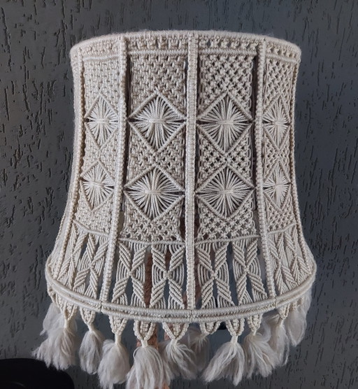 Vintage Macrame Lampshade