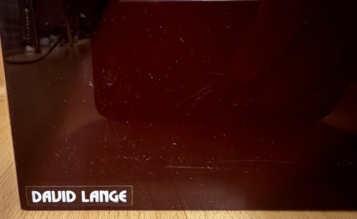 David Lange bed in acrylic look – tweepersoonsbedden, Mdf