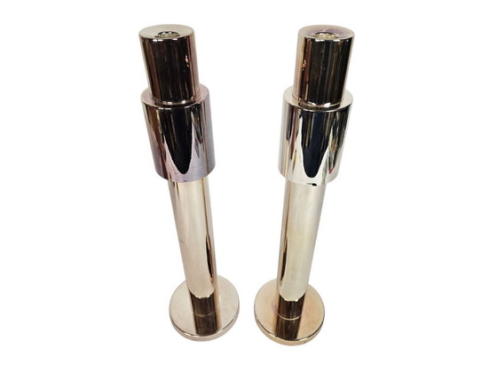 Image 1 of Stile Hollywood Regency - ottone - Candeliere (set) - anni '80