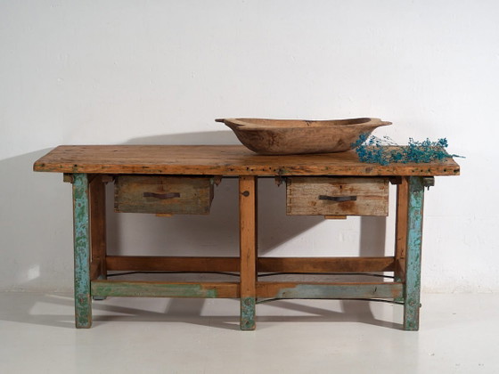 Antiker Arbeitstisch (ca. 1920) #15 – Schreibtisch, Rustic (photo 2 of 40)