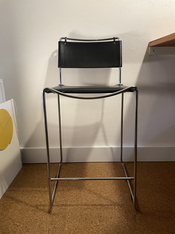 Image 1 of Barhocker Chrom Leder