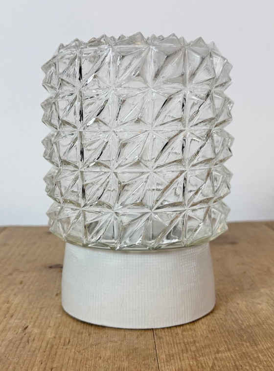 Vintage witte porseleinen plafondlamp, jaren 70 – Plafondlampen, Porcelain (photo 3 of 13)