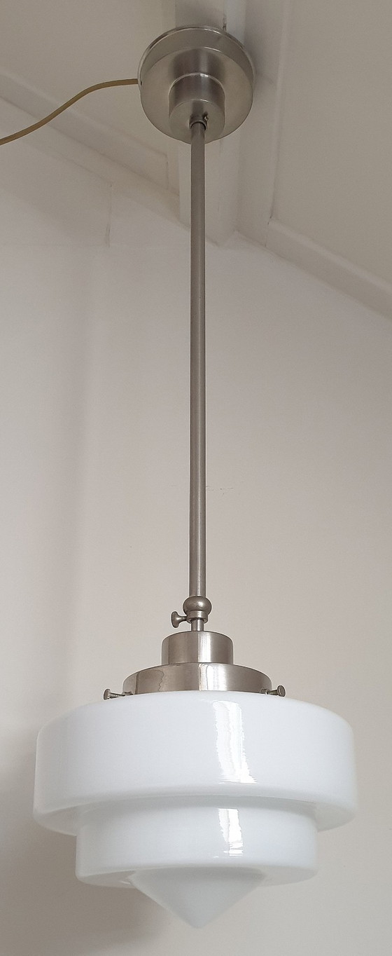 1 di 2 Lampada a sospensione Art Déco Giso (Gispen) – Giso Gispen, Lampade a sospensione, Metal (photo 14 of 39)