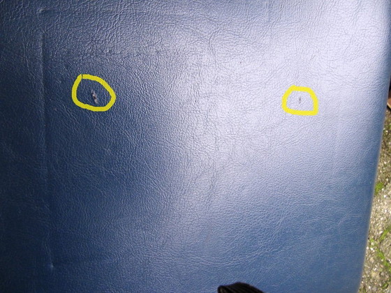 Image 1 of 4x Gispen tube chairs, model 1231, circa 1960s