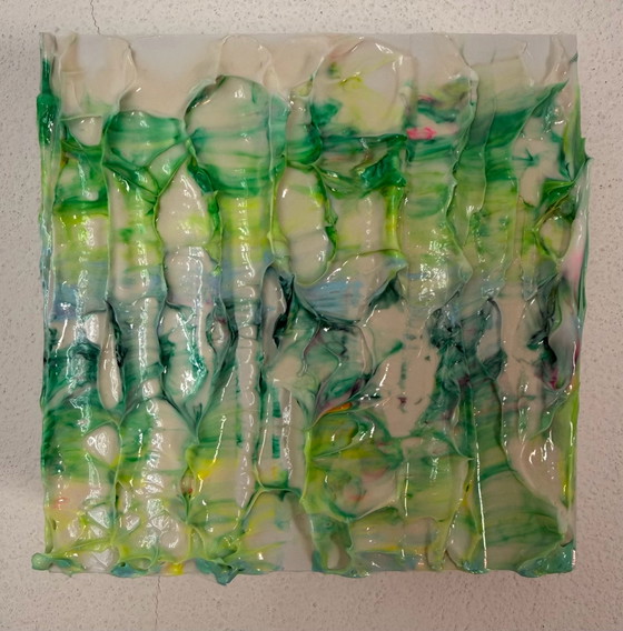 Abstraktes Gemälde Texturkunst abstrakte Kunst – Gemälde & Zeichnungen, Holz, Andere (photo 8 of 9)
