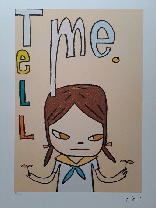 Nach Nara Yoshitomo, Tell Me, 1990er Jahre, Lithografie in limitierter Auflage