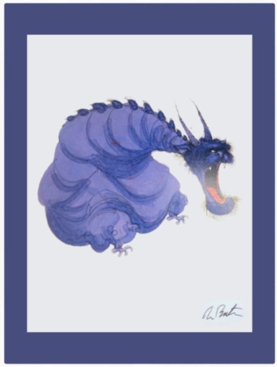 Image 1 of Tim Burton - Untitled - (The Cyclops of Lavender Smoke)