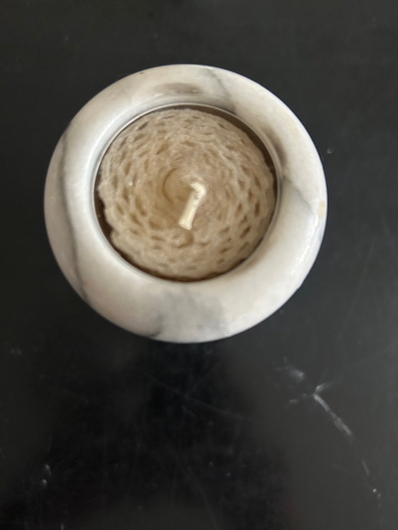 Image 1 of par de candelabros de mármol 