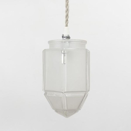 Glazen plafondlamp