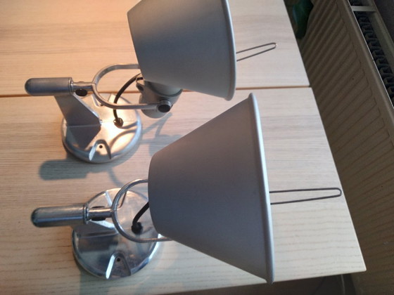 Image 1 of 2x Artemide Tolomeo micro Faretto with switch, design M. De Lucchi & G. Fassina