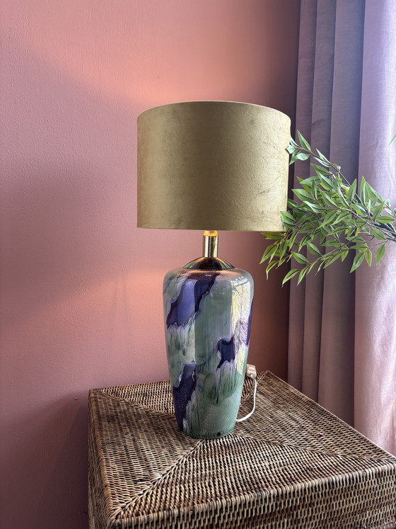 Image 1 of Lampe de table Majoli Line style Hollywood Regency