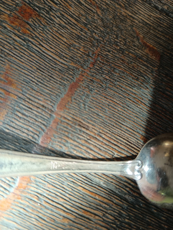 Image 1 of 5 cuillères à thé en argent des années 1960